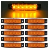 Off Road Basamak Aydınlatma Ledi Parmak Led Sarı 6 Led 12-24V (10 Adet) thumbnail 3
