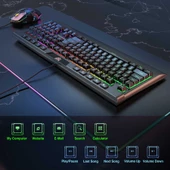 Zore Onikuma G21 RGB Oyuncu Klavye Mouse Seti - 2