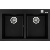 Teka ForSquare 790 TG Çift Hazneli Siyah Granit Mutfak Eviyesi - 1