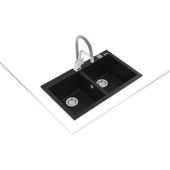 Teka ForSquare 790 TG Çift Hazneli Siyah Granit Mutfak Eviyesi - 2