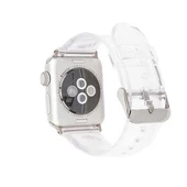 ​​​Apple Watch 44mm KRD-13 Şeffaf Silikon Kordon thumbnail 5