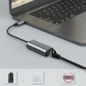 Zore QG03 USB-A to RJ45 USB3.0 Ethernet Dönüştürücü Kablo 1000Mbps 22cm - 5