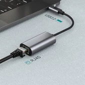 Zore QG03 USB-A to RJ45 USB3.0 Ethernet Dönüştürücü Kablo 1000Mbps 22cm - 3