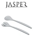 Jasper JPR-0112 Açık Gri Çok Amaçlı Lüx 7 Parça Salata Servis Seti Servis Sunum Kasesi Sunum Seti - 4
