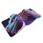 70x30cm Mouse Pad Kaymaz Kauçuk Taban Dikişli Gaming Oyuncu Mousepad Ejderha Büyük Boy XL - 3