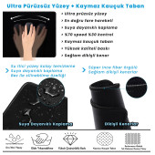70x30cm Mouse Pad Kaymaz Kauçuk Taban Dikişli Gaming Oyuncu Mousepad Ejderha Büyük Boy XL - 5