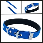 Uyguna-Yakala Royal Blue 2.5*42-50 Cm Dokuma Boyun Tasması-SMA.344 - 2