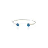 Kadir Jewellery 925 Ayar Gümüş Kaplama El İşçiliği Zirkon Taşlı Kadın Charm Bileklik thumbnail 10