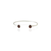 Kadir Jewellery 925 Ayar Gümüş Kaplama El İşçiliği Zirkon Taşlı Kadın Charm Bileklik thumbnail 8