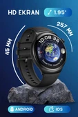 Bakeey Watch 4 Pro Suit 7 Kordonlu Akıllı Saat Tüm cihazlara Uyumlu Sesli Görüşme Nfc Akıllı Saat - 10