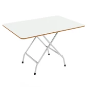 Eportatif 60x90 Beyaz Katlanır Masa ve 4 Adet Sandalye Seti 1129 thumbnail 8