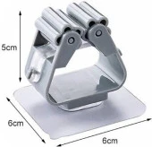 4 Adet Arka Gold Renk Paspas Süpürge Fırça Ve Mop Askısı Sap Tutucu Mop Tutucu - 4