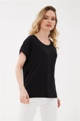 FASHION FRIENDS KADIN BİSİKLET YAKA BLUZ 24Y0194K1 - 10