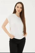 FASHION FRIENDS KADIN BİSİKLET YAKA BLUZ 24Y0194K1 - 2