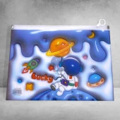 Unick Color 3D Astronot A4 Kilitli Dosya 1 Adet - 2