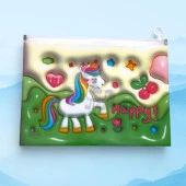 Unick Color 3D Unicorn A4 Kilitli Dosya 1 Adet - 1