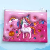 Unick Color 3D Unicorn A4 Kilitli Dosya 1 Adet - 2
