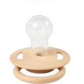 Wee Baby Cool Yuvarlak Uçlu Emzik 0-6 Ay Bej No:1 - 2