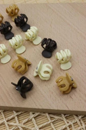 Mandal Toka Küçük Boy Ahtapot Model Toka Seti 8 Adet - 1