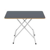 Eportatif 50x80 Füme Katlanır Masa ve 2 Adet Sandalye Seti 1133 thumbnail 6