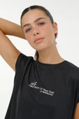 Lumberjack WL BLAIR 4FX Siyah Kadın Kısa Kol T-Shirt 11CT1092 - 4
