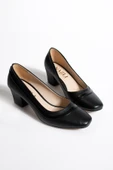 Albishoes Kadın Alçak Ökçe Topuklu 5,5 cm Günlük Abiye Kadın Topuklu Ayakkabı (36-44) - 5