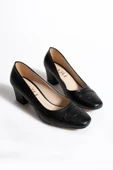 Albishoes Kadın Alçak Ökçe Topuklu 5,5 cm Günlük Abiye Kadın Topuklu Ayakkabı (36-44) - 5