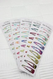 Çıtçıt Toka Karışık Desenli Çıtçıt Toka 10 Adet thumbnail 6