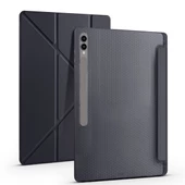 Galaxy Tab S9 Ultra Kılıf Zore Tri Folding Kalem Bölmeli Standlı Kılıf - 7