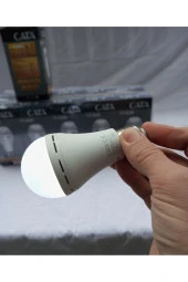 Şarjlı Led Ampül Elektriksiz 8 Saat Yanar Işıldak Lamba Kesintisiz Yanmaya Devam Eder - 2