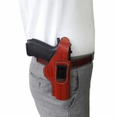 Smith Wesson 5906 Belt Maşalı Deri Kılıf Siyah - 4