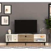 SOLE TV ÜNİTESİ BEYAZ CEVİZ - 1