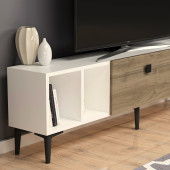 SOLE TV ÜNİTESİ BEYAZ CEVİZ - 3