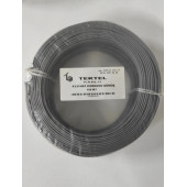 TEKTEL (TELTEKS) TELEFON KABLOSU 4 LÜ GRİ FLAT KÖKEN 100 METRE - 1