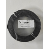 TEKTEL (TELTEKS) TELEFON KABLOSU 4 LÜ SİYAH FLAT KÖKEN 100 METRE - 1