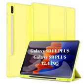 Samsung Galaxy Tab S9 FE Plus/S10 Plus/S9 Plus Kılıf Kalem Bölmeli Smart Case X610-16-810-18 X820 - 3