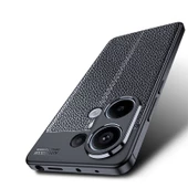 Gpack Xiaomi Redmi Note 13 Pro 4G Kılıf Niss Silikon Kamera Korumalı Deri Görünümlü thumbnail 2