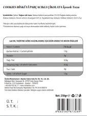 Nish Cookies Bisküvi Parçacıklı Çikolata Aromalı Toz İçecek 250 Gr - 2