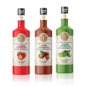 Sirius Premium Çilek, Fındık, Nane Aromalı Şurup 3'lü Set (3x700 ml) - 1