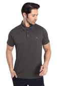 Crozwise Polo Yaka Erkek Antrasit Spor T-shirt - 7135-06 - 1
