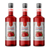 Nish Çilek Aromalı Şurup 3 x 700 ml - 1
