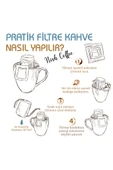Nish Pratik Filtre Kahve Kolombiya - Guatemala - Kenya - Yüksek Kafein 4lü thumbnail 6