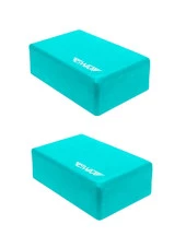 Ciwaa Çiftli Yoga Blok - 2 Adet Yoga Block - Eva Yoga Bloğu Seti Turkuaz - 1