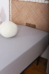 Tek Kişilik %100 Pamuklu Lastikli Çarşaf - 3