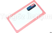 Tkgz Xiaomi Mi Note 10 Lite Arka Kapak Batarya Pil Kapağı (CAM) BEYAZ thumbnail 1