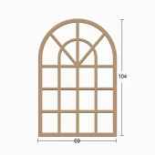 Hobi-Art AY 182 Boyanabilir Ahşap Ayna Çerçevesi - 1
