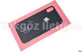 Tkgz İPhone X Arka Pil Batarya Kapağı (CAM) SİYAH thumbnail 2