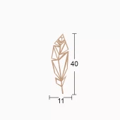Hobi-Art DS 71 Boyanabilir Ahşap Desenli Duvar Süsü - 1