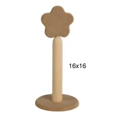 Hobi-Art F 751 Dekoratif Ahşap Papatya Desenli Havluluk - 1