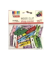 SÜDOR BS130 RENKLİ BÜYÜK BOY AHŞAP MANDAL - 1